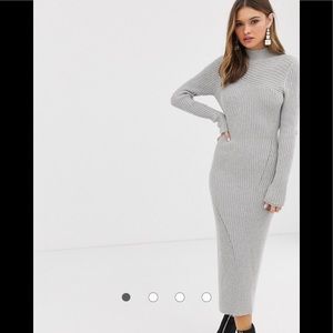 ASOS Ribbed Maxi Dress